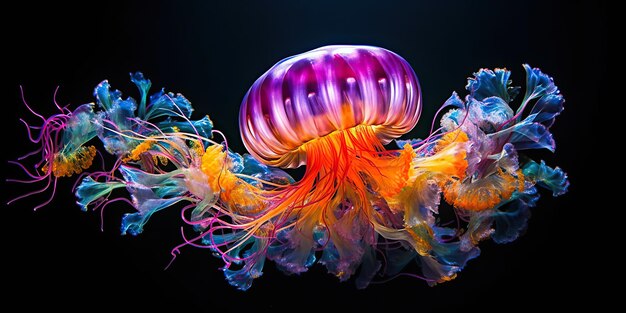 AI Généré AI Generative Mer sous-marine méduse méduse meduza Art Graphique