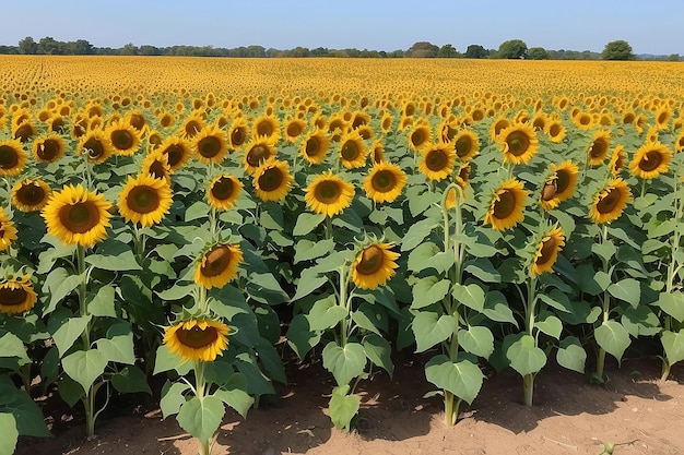 Ai a généré des tournesols