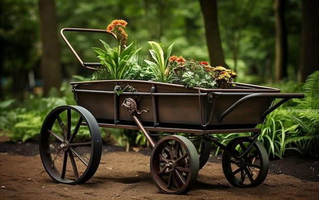 Photo aides aux travaux de jardinage modernes