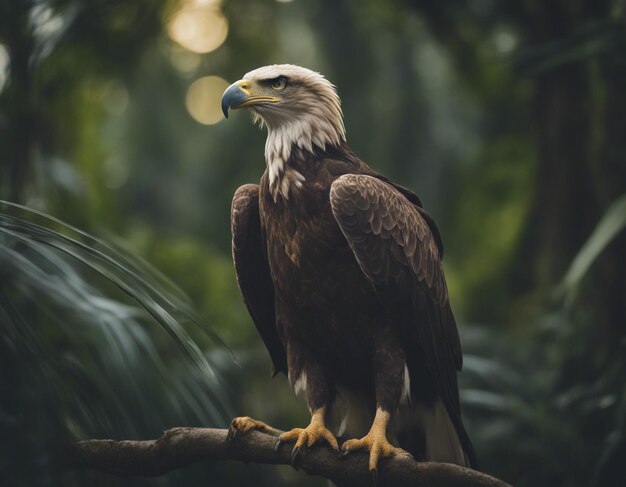 Un aigle dans la jungle