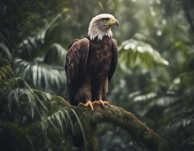 Un aigle dans la jungle