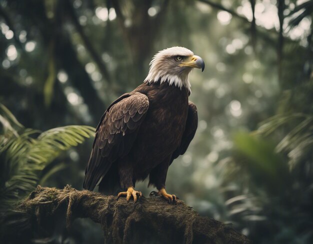 Un aigle dans la jungle