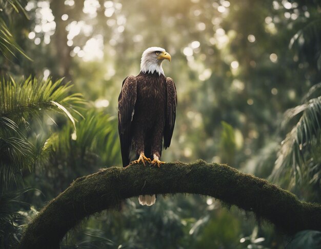 Un aigle dans la jungle