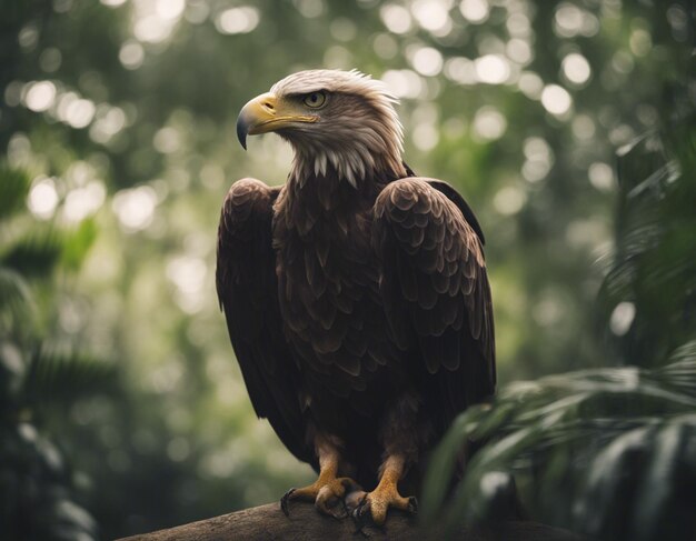 Un aigle dans la jungle