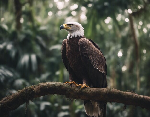 Un aigle dans la jungle