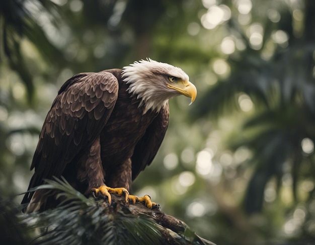 Un aigle dans la jungle