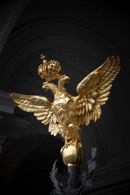 Aigle à deux têtes symbole de l'empire russe