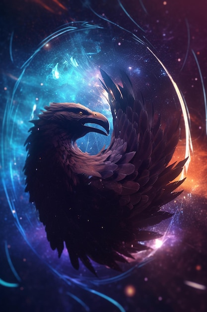 L'aigle est un symbole de l'univers.