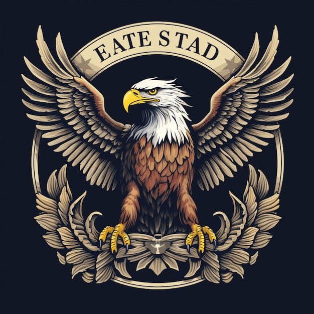 Photo l'aigle de l'état des états-unis