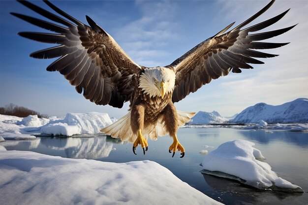 l'aigle de mer de glace