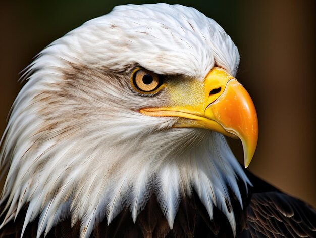 L'aigle à tête blanche américain dans la nature