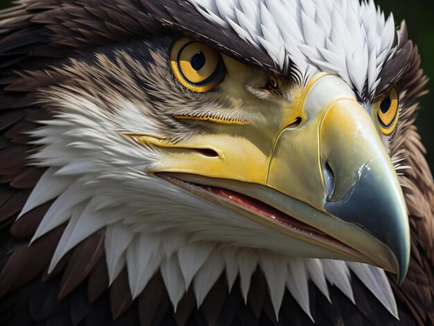 Aigles gros plan portrait ai généré