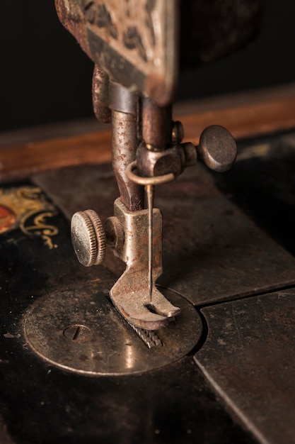 Photo aiguille de machine à coudre ancienne