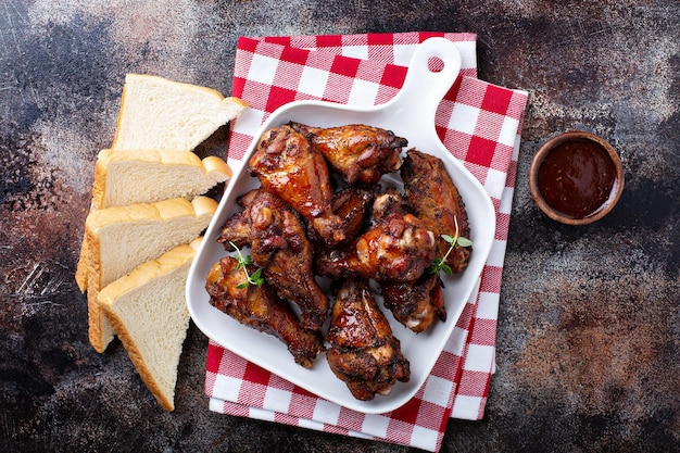 Ailes de poulet au barbecue