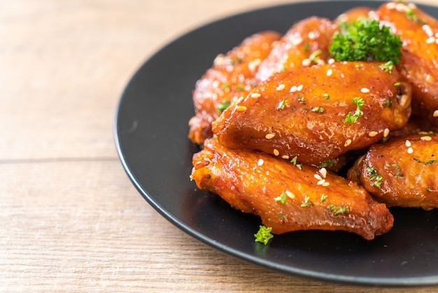 ailes de poulet barbecue au sésame blanc