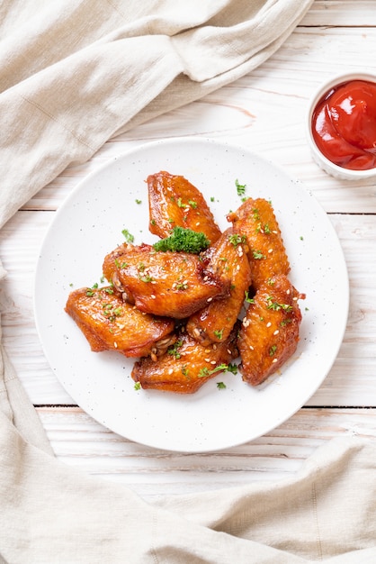 ailes de poulet barbecue au sésame blanc