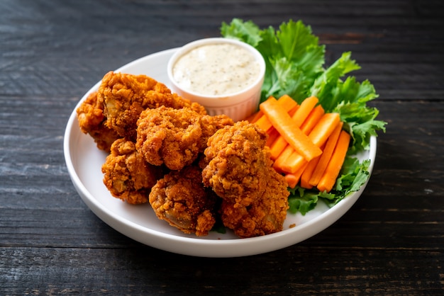 ailes de poulet épicées frites