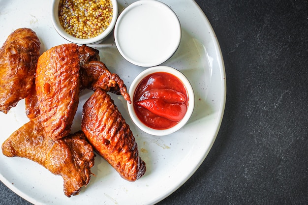 ailes de poulet fumé viande volaille