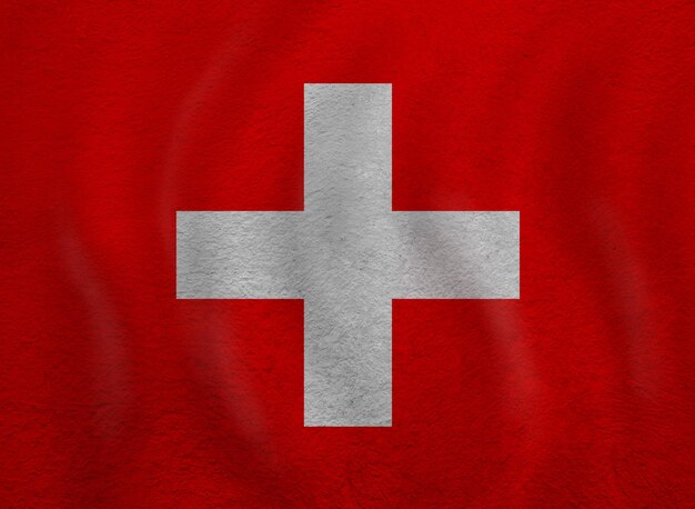 Aimer la Suisse Arrière-plan du drapeau suisse