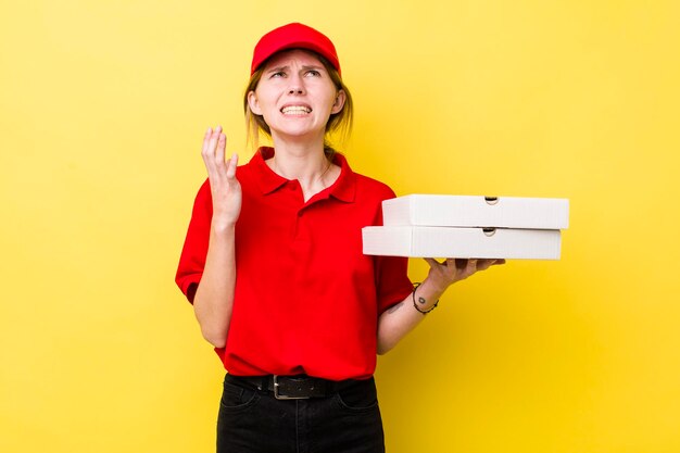 L'air désespéré, frustré et stressé