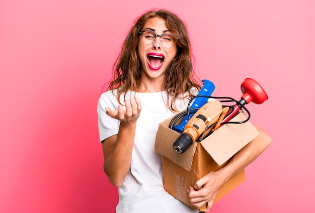 L'air désespéré, frustré et stressé