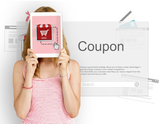 Ajouter au panier Commander l'icône de coupon d'achat