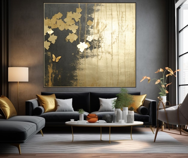 Ajoutez une touche de luxe avec nos peintures en feuilles d'or