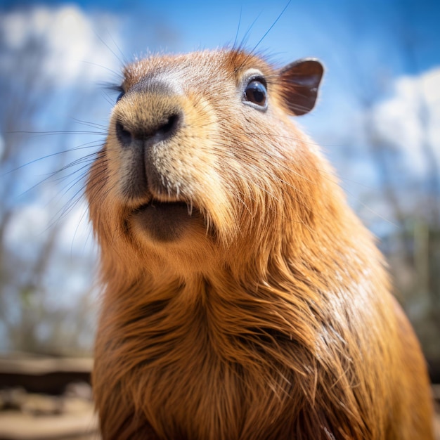 Photo un album photo de capybara plein de beaux moments pour les amoureux de capybra