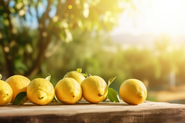 Album photo de citronniers et de fruits plein de moments savoureux et d'ambiances juteuses