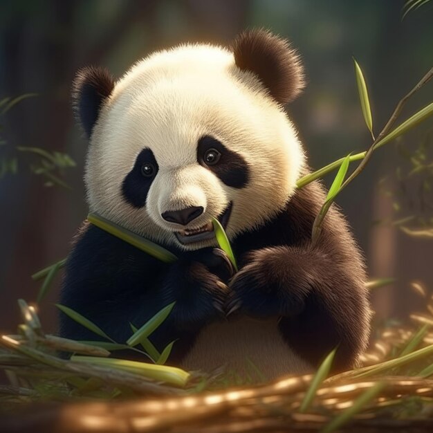 Un album photo visuel de pandas plein de moments mignons et d'émotions amicales pour les amateurs d'animaux