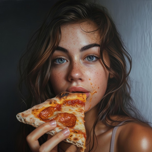 Album photo visuel de pizza plein de moments délicieux et délicieux pour les amateurs de pizza