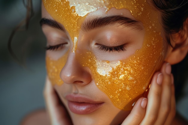 Un album photo visuel de routine de soins de la peau rempli de moments d'amour-propre et d'émotions relaxantes