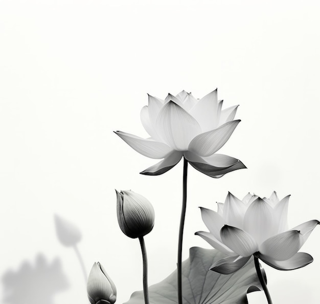 L'album visuel de la fleur de lotus plein de beaux et sacrés moments