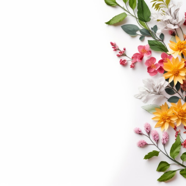 Albums de photos visuels de fleurs remplis de moments frais et fleurissants pour la décoration