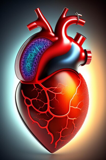 Photo l'alchimie du cœur de l'amour transforme la douleur en croissance et en guérison