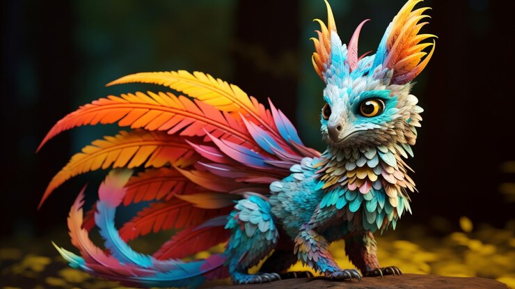 Photo alebrije mexicain coloré