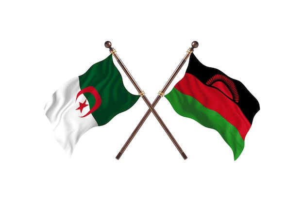 L'Algérie contre le Malawi deux drapeaux