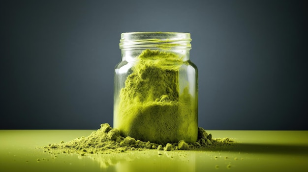Algues biocarburant énergie renouvelable puissance neutre en carbone fond de couleur unie