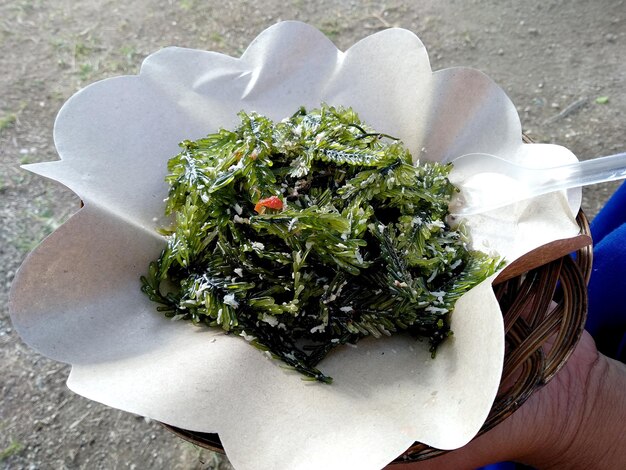 algues rujak cuisine culinaire indonésienne