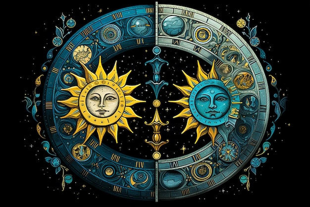 L'alignement du soleil, de la terre et de la lune