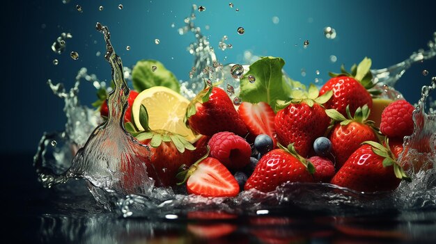 Alimentation saine dans le concept de mode de vie sportif de régime de coeur et d'eau