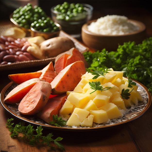 aliments à base de manioc