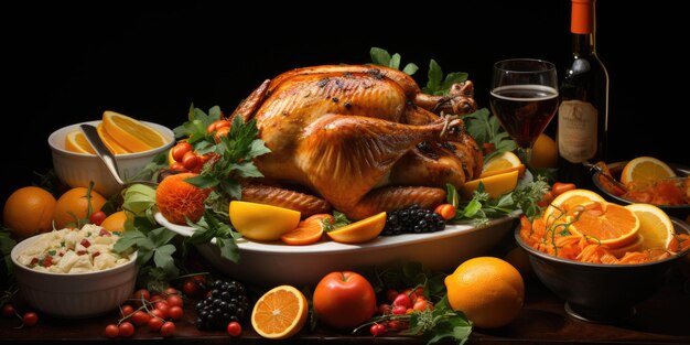 Les aliments de la fête de Thanksgiving