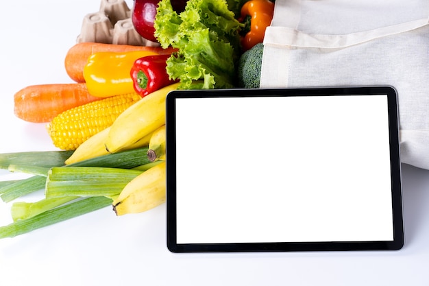 aliments santé fruits et légumes dans le concept de supermarché épicerie