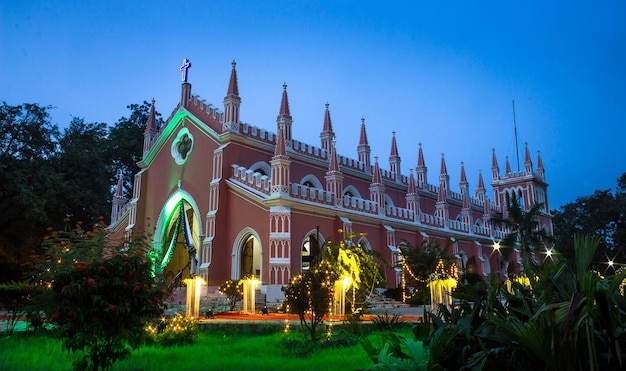 All Saints Church Hyderabad Inde construit en 1860 après JC par les Britanniques dédié à tous les Saints