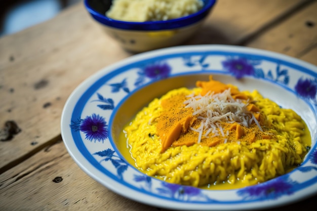 Alla milanese ou risotto au safran en italie