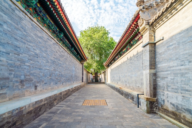 Allée traditionnelle à Beijing, en Chine