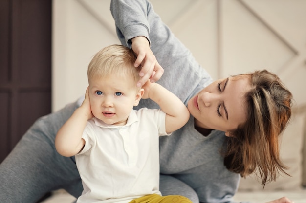 Photo allergies infantiles, aide mère, crème pour les allergies enfants