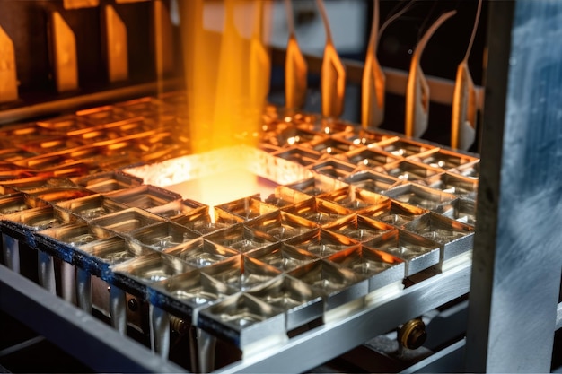Alliage métallique résistant à la chaleur testé pour sa durabilité dans un environnement à haute température