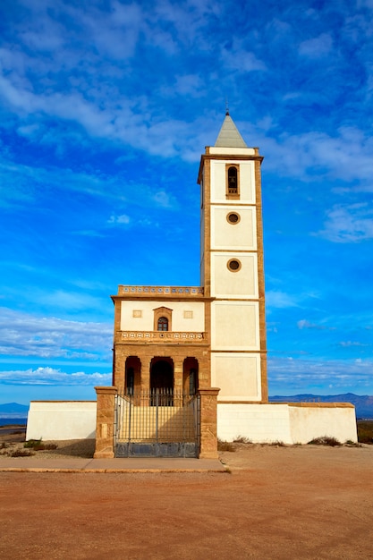 Almeria Cabo de Gata Salinas église en Espagne